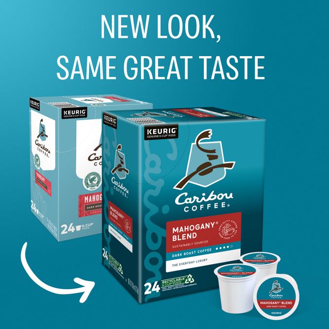 Caribou Coffee Mahogany Coffee K-Cup Pods