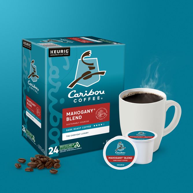 Caribou Coffee Mahogany Coffee K-Cup Pods