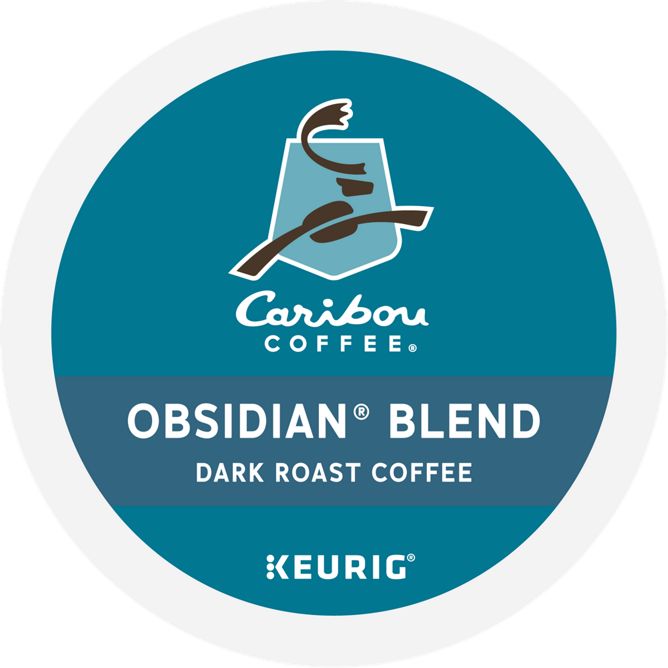 Caribou Coffee Obsidian Blend K-Cup Pods