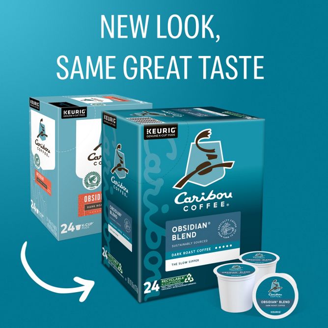 Caribou Coffee Obsidian Blend K-Cup Pods