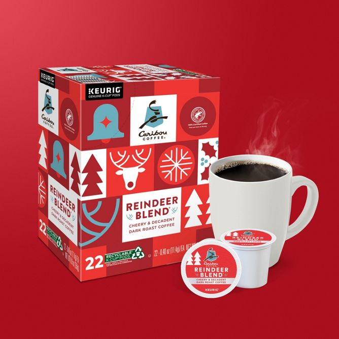 Caribou Coffee Reindeer K-Cup Pods