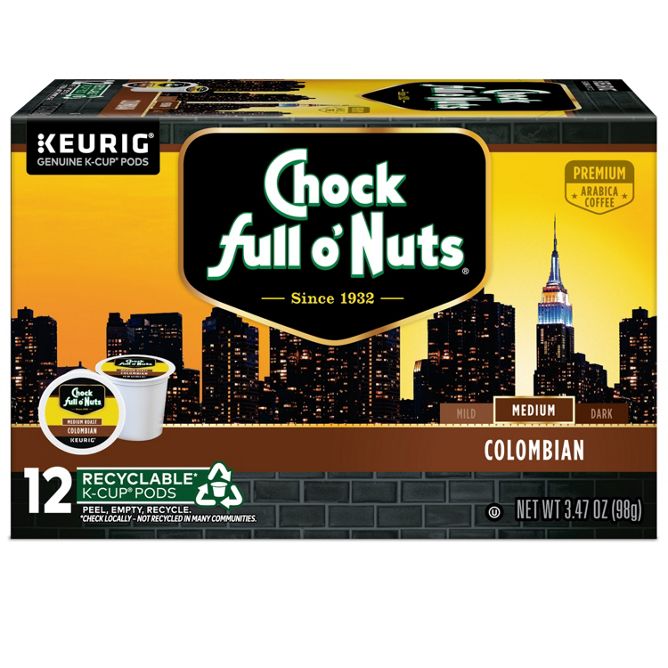 Chock full o'Nuts Colombian K-Cup Pods