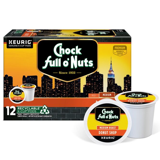 Chock full o'Nuts Donut Shop K-Cup Pods
