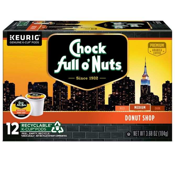Chock full o'Nuts Donut Shop K-Cup Pods