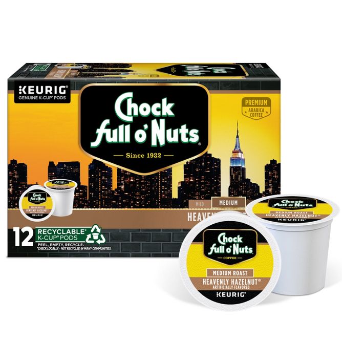 Chock full o'Nuts Heavenly Hazelnut K-Cup Pods