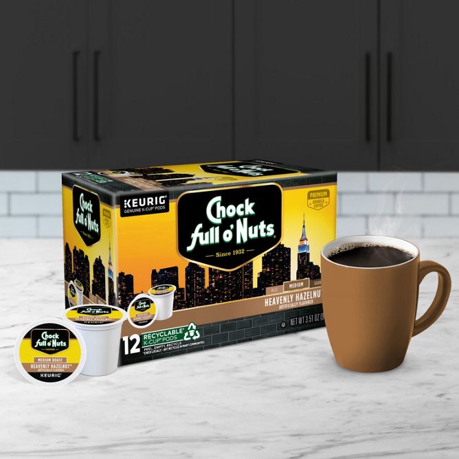 Chock full o'Nuts Heavenly Hazelnut K-Cup Pods