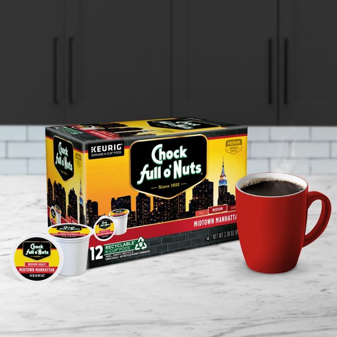 Chock full o'Nuts Midtown Manhattan K-Cup Pods