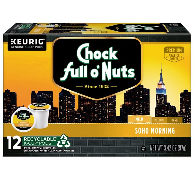 Chock full o'Nuts Soho Morning K-Cup Pods