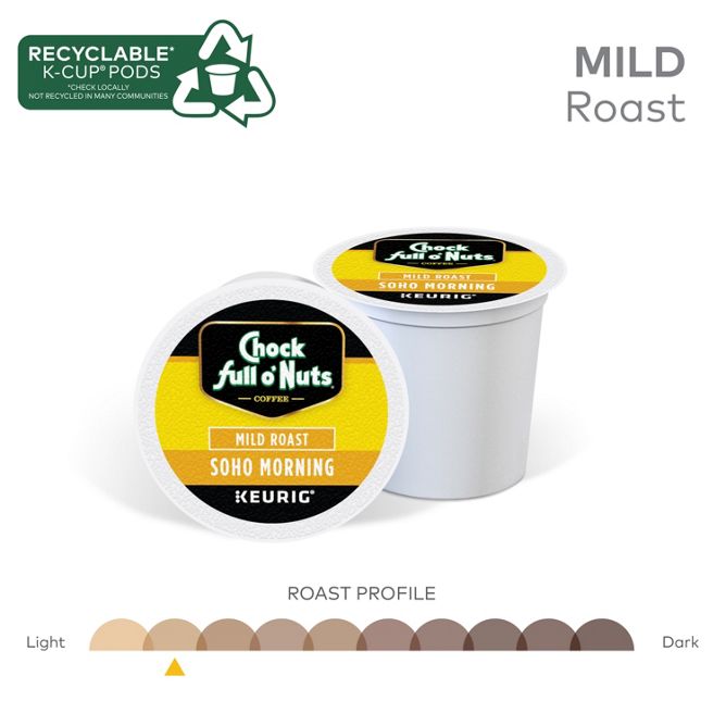 Chock full o'Nuts Soho Morning K-Cup Pods