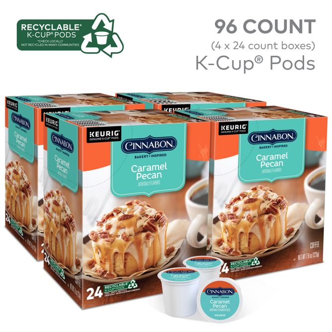 Cinnabon Coffee Caramel Pecan K-Cup Pods