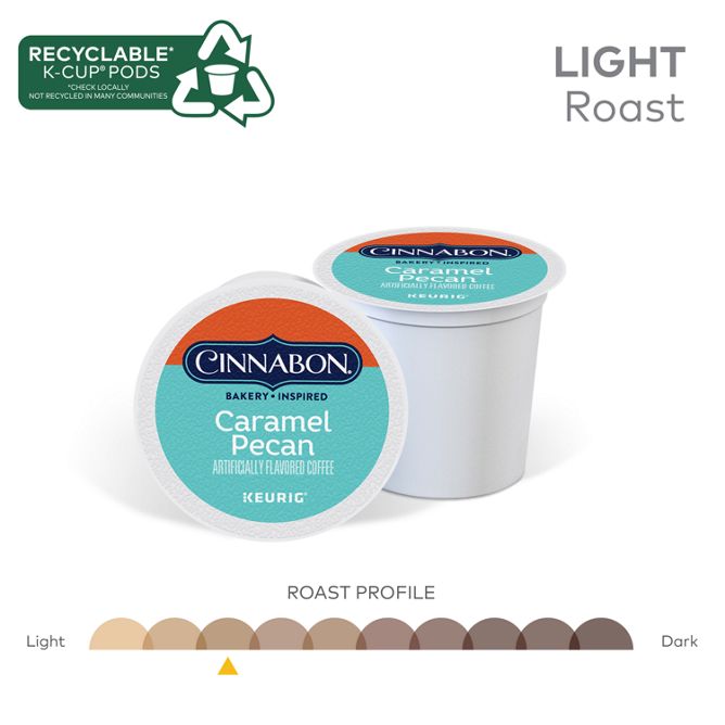 Cinnabon Coffee Caramel Pecan K-Cup Pods