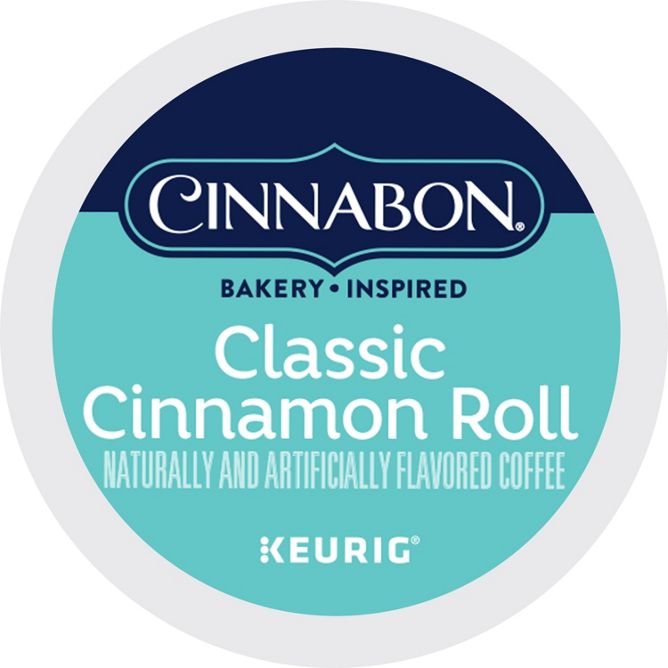 Cinnabon Coffee Classic Cinnamon Roll K-Cup Pods