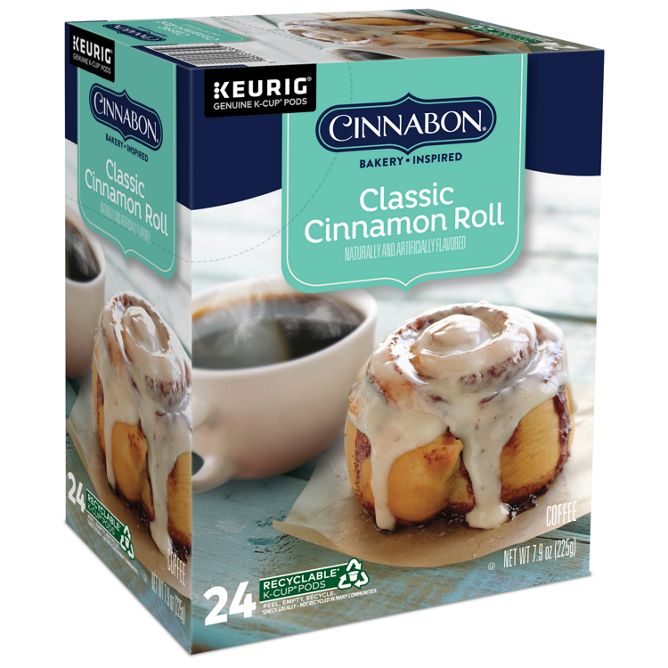 Cinnabon Coffee Classic Cinnamon Roll K-Cup Pods