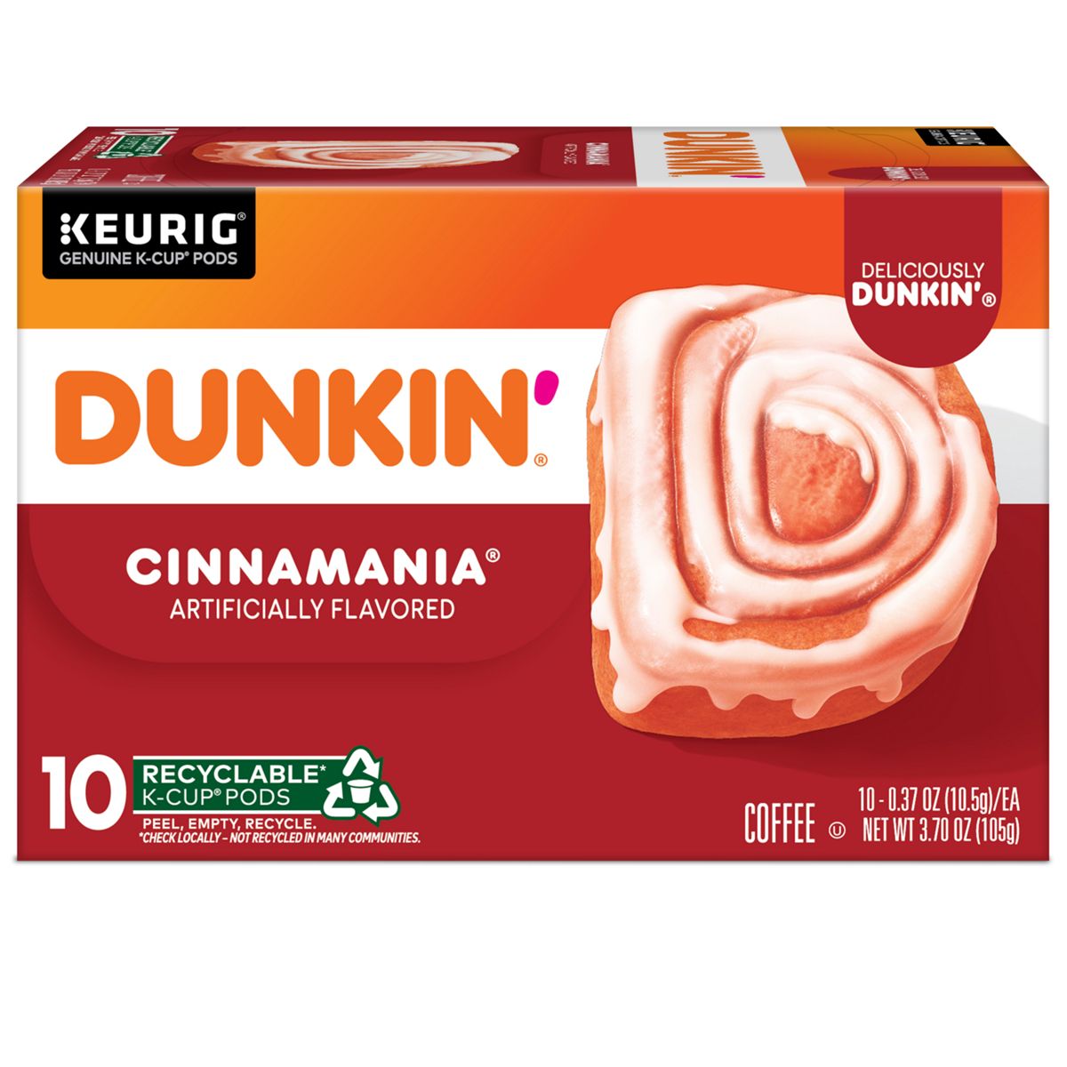 Dunkin' Cinnamania Coffee K-Cup Pods