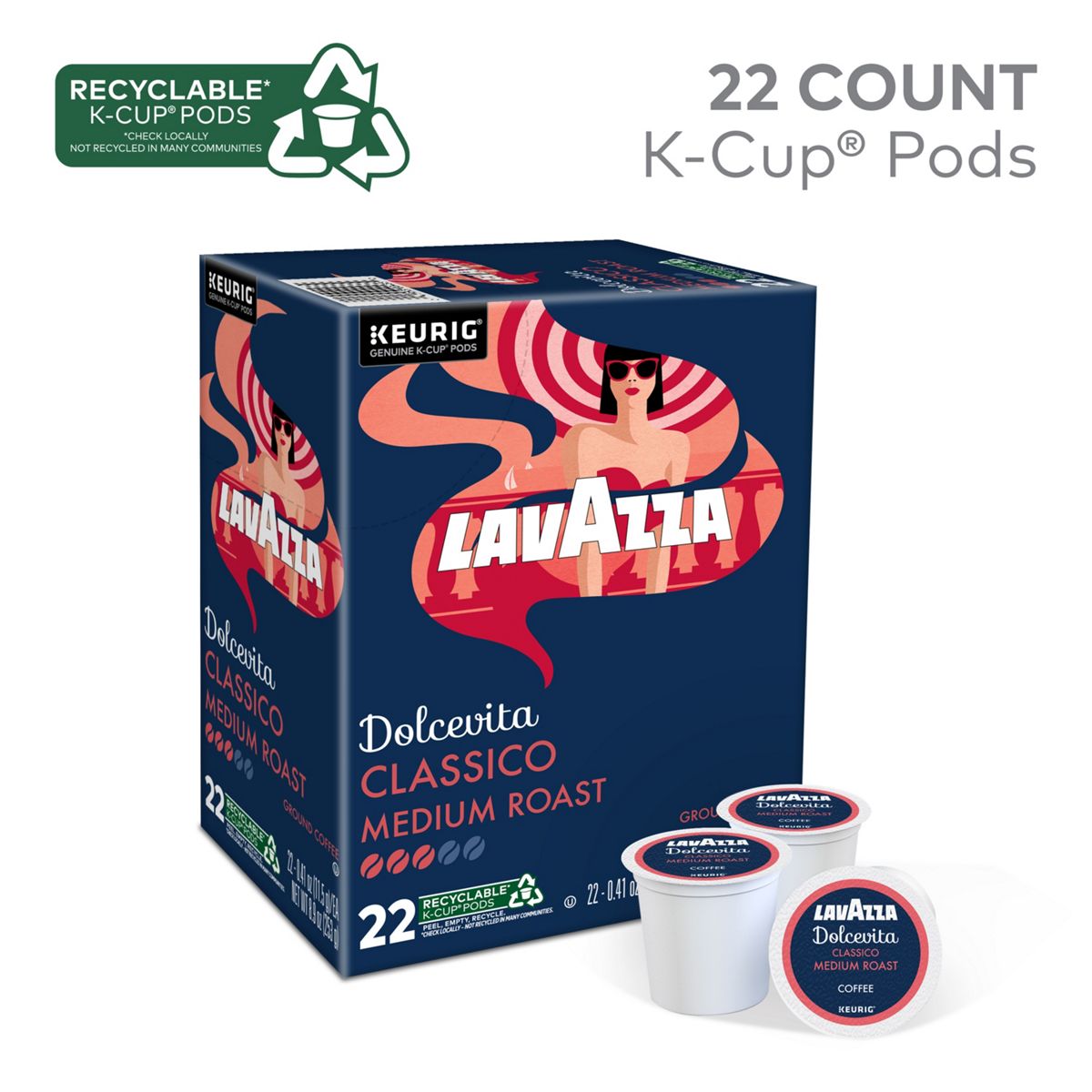 Lavazza Dolcevita Classico K-Cup Pods