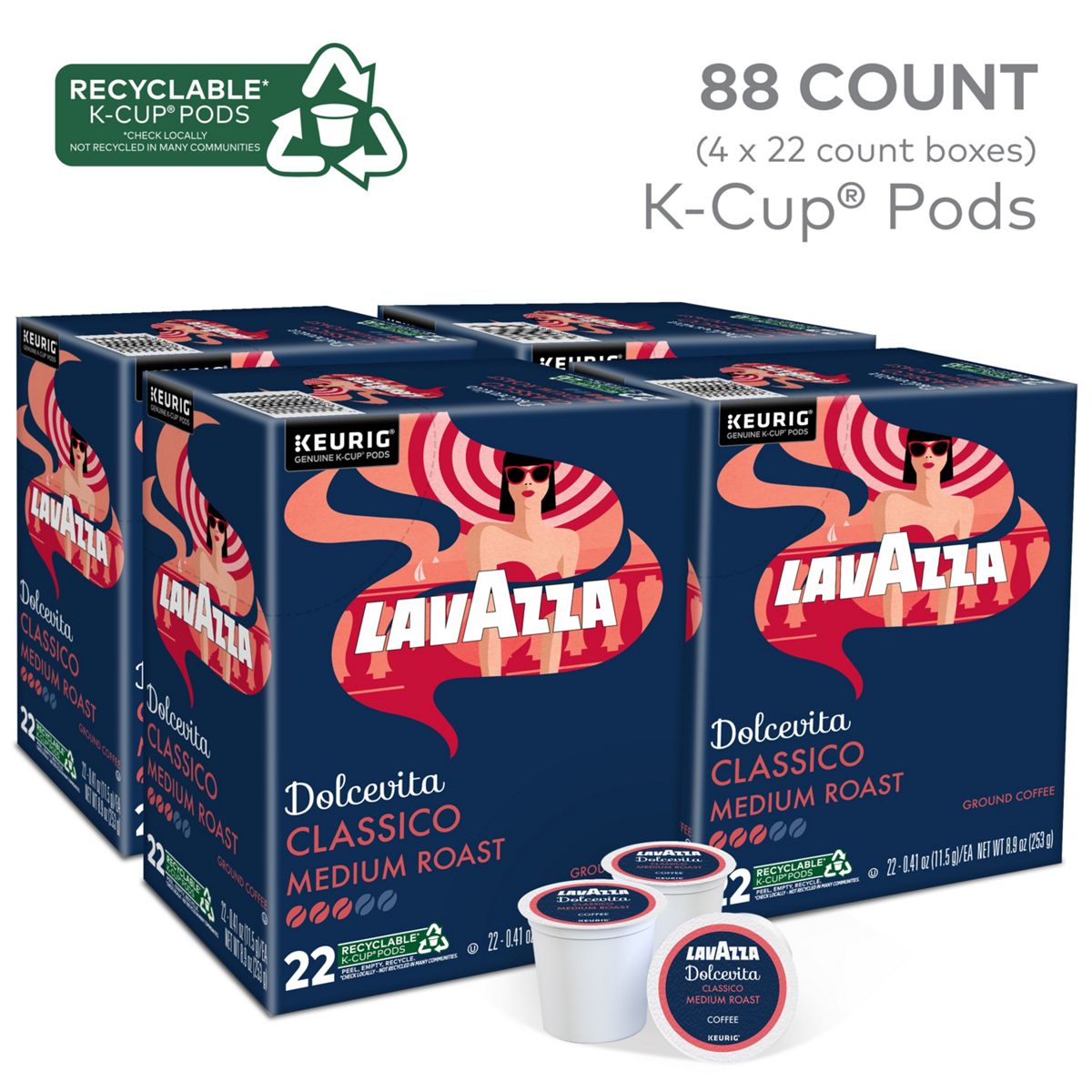Lavazza Dolcevita Classico K-Cup Pods