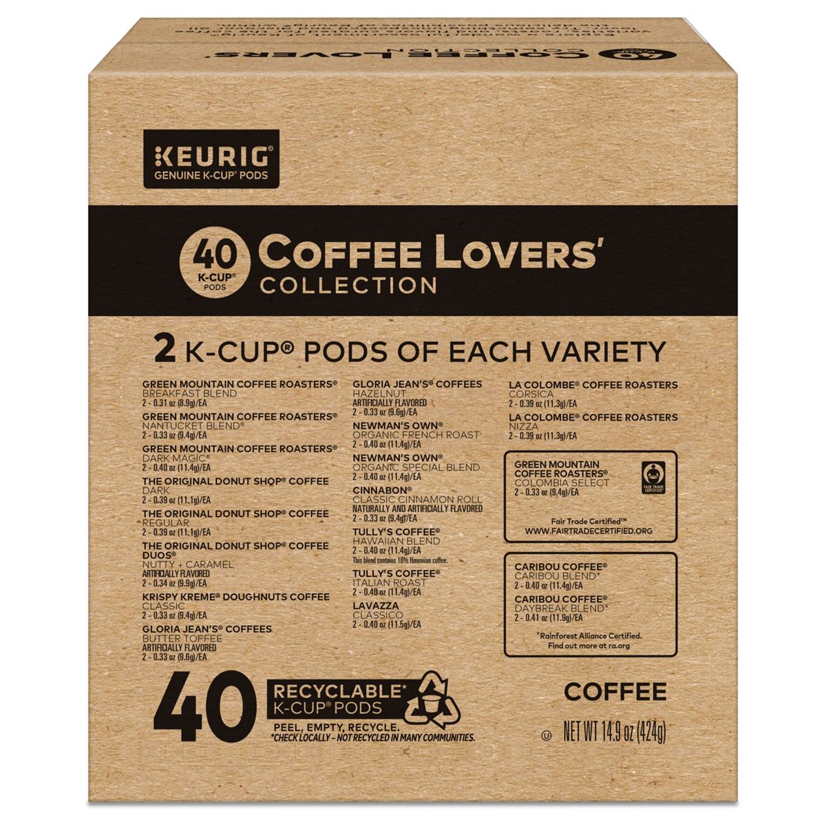 Keurig Keurig Coffee Lovers' Collection Variety Pack K-Cup Pods