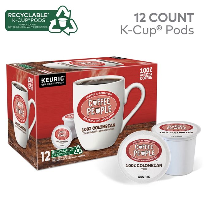 Coffee People Colombian Coffee K-Cup Pods