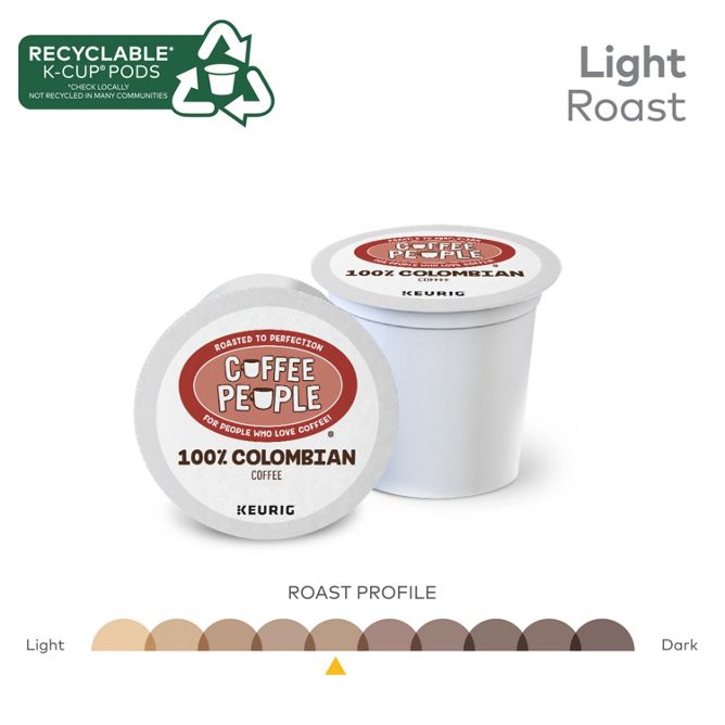Coffee People Colombian Coffee K-Cup Pods