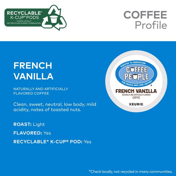 Coffee People French Vanilla K-Cup Pods
