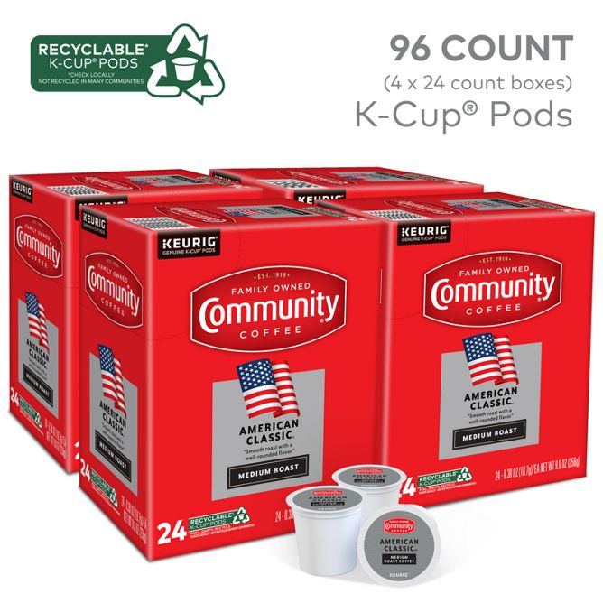 Community Coffee American Classic Coffee K-Cup Pods