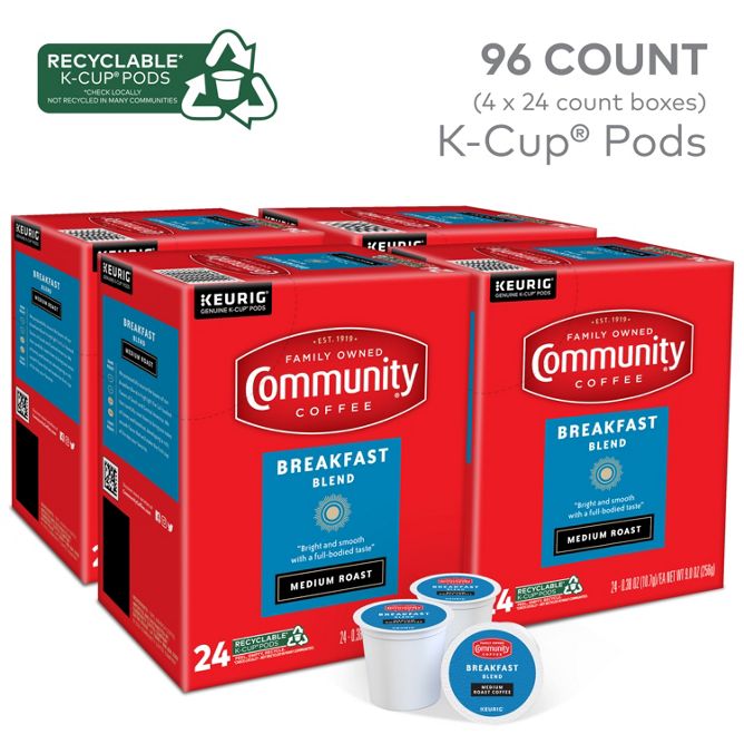 Community Coffee Breakfast Blend K-Cup Pods