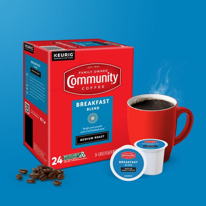 Community Coffee Breakfast Blend K-Cup Pods