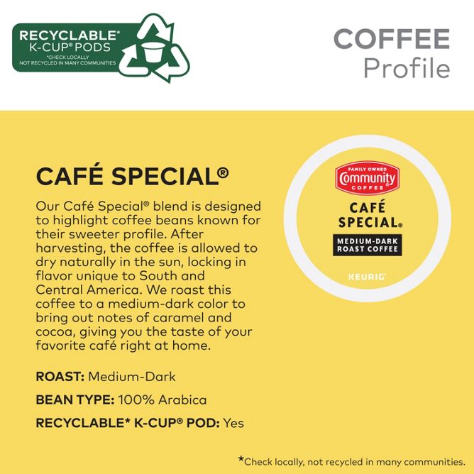 Community Coffee Café Special K-Cup Pods