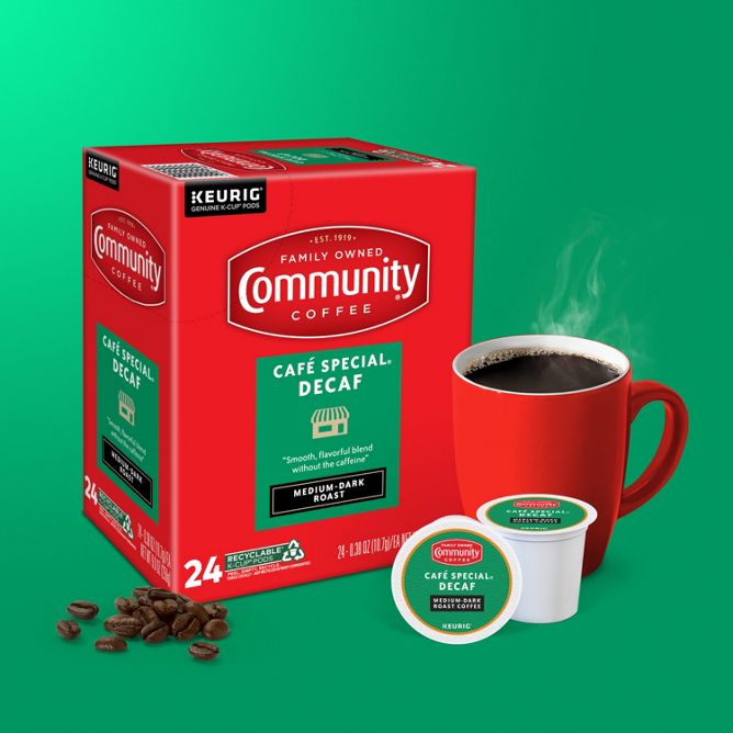 Community Coffee Café Special (Decaf) K-Cup Pods