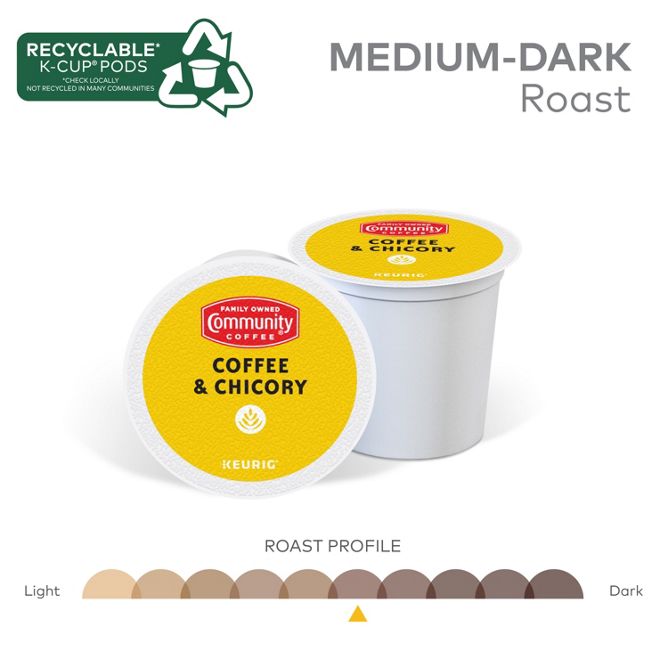 Community Coffee Coffee & Chicory K-Cup Pods