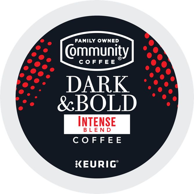Community Coffee Dark & Bold Intense Coffee K-Cup Pods