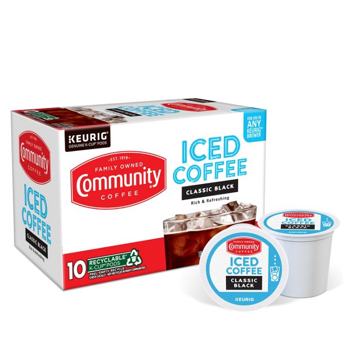 Community Coffee Iced Classic Coffee K-Cup Pods
