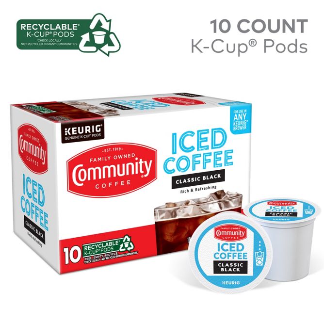 Community Coffee Iced Classic Coffee K-Cup Pods