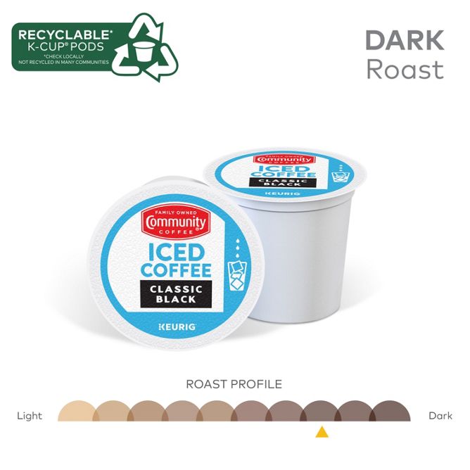 Community Coffee Iced Classic Coffee K-Cup Pods