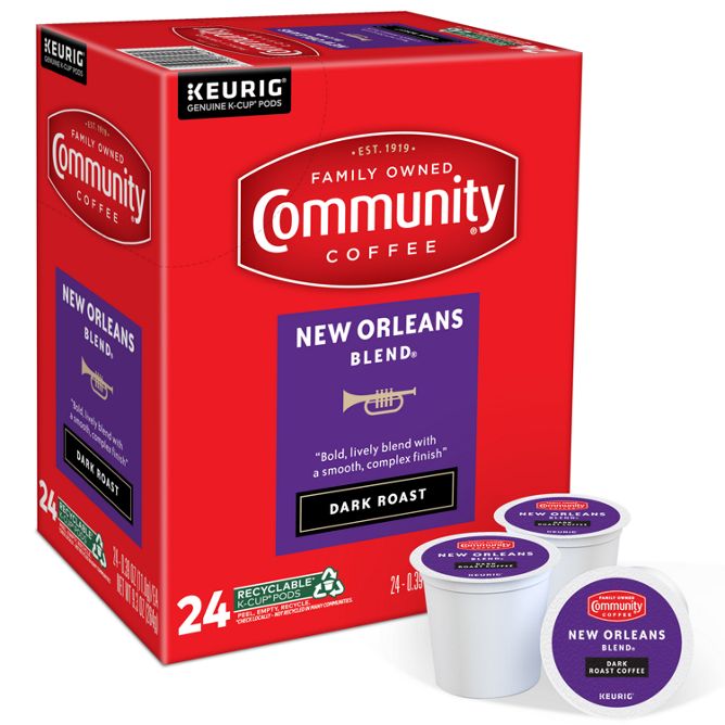 Community Coffee New Orleans Blend Coffee K-Cup Pods