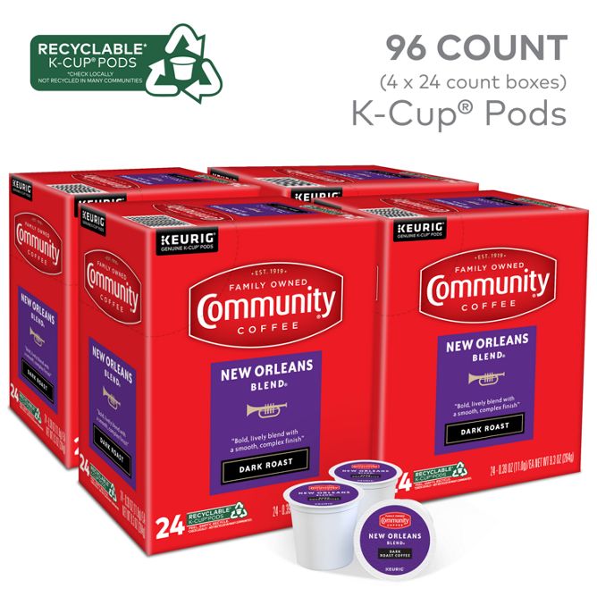 Community Coffee New Orleans Blend Coffee K-Cup Pods