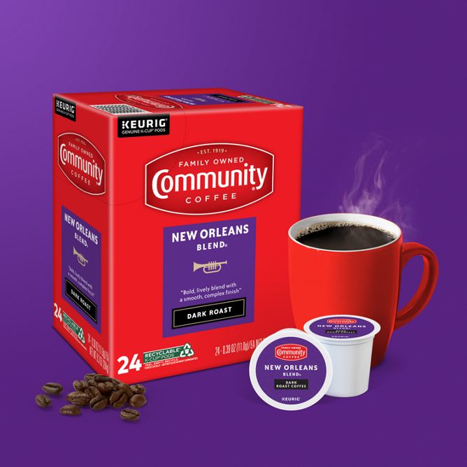Community Coffee New Orleans Blend Coffee K-Cup Pods