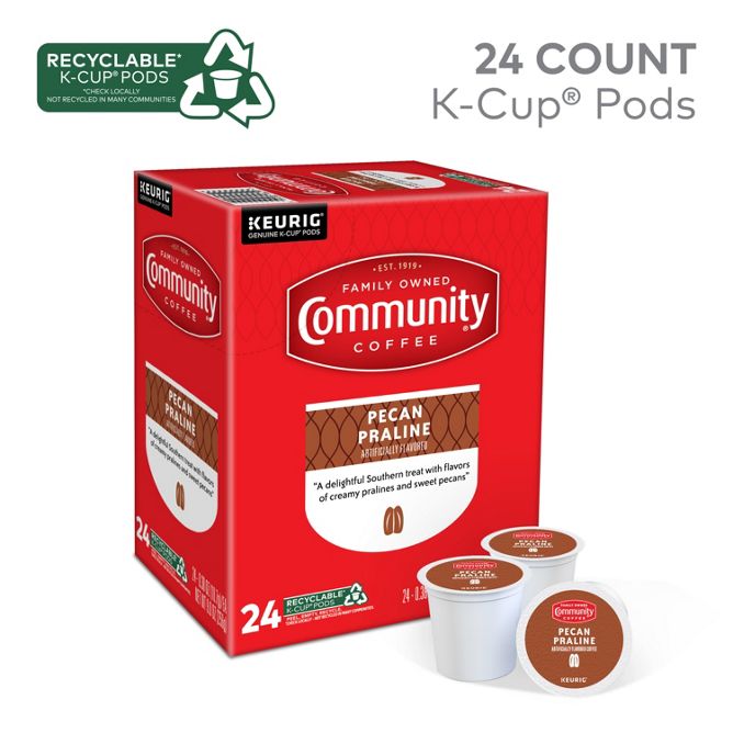 Community Coffee Pecan Praline Coffee K-Cup Pods