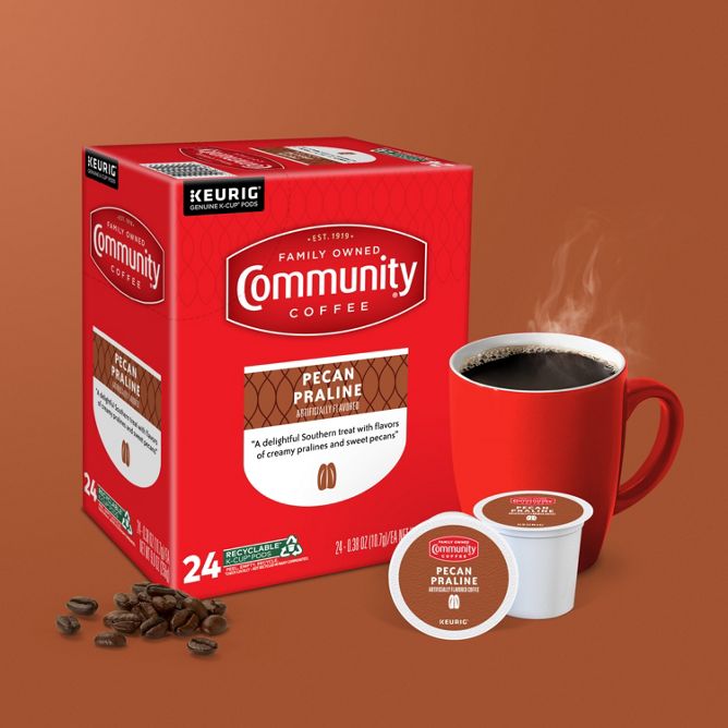 Community Coffee Pecan Praline Coffee K-Cup Pods