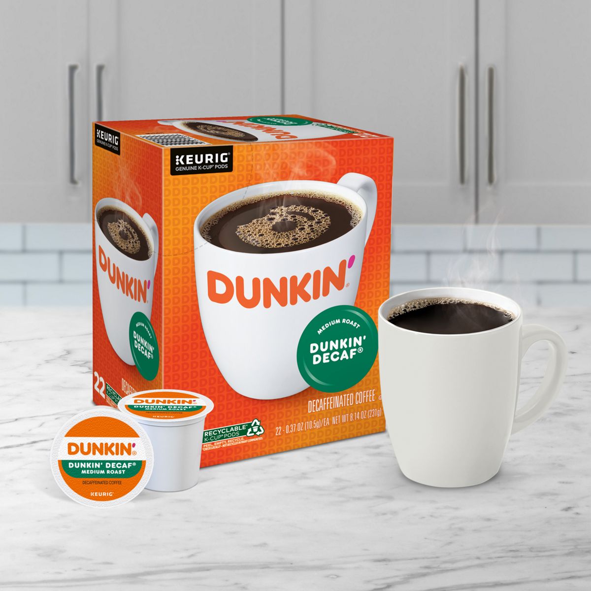Dunkin' Dunkin' Decaf Coffee K-Cup Pods