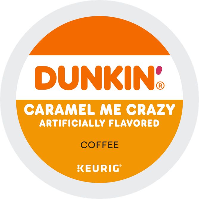 Dunkin Coffee Caramel Me Crazy K-Cup Pods