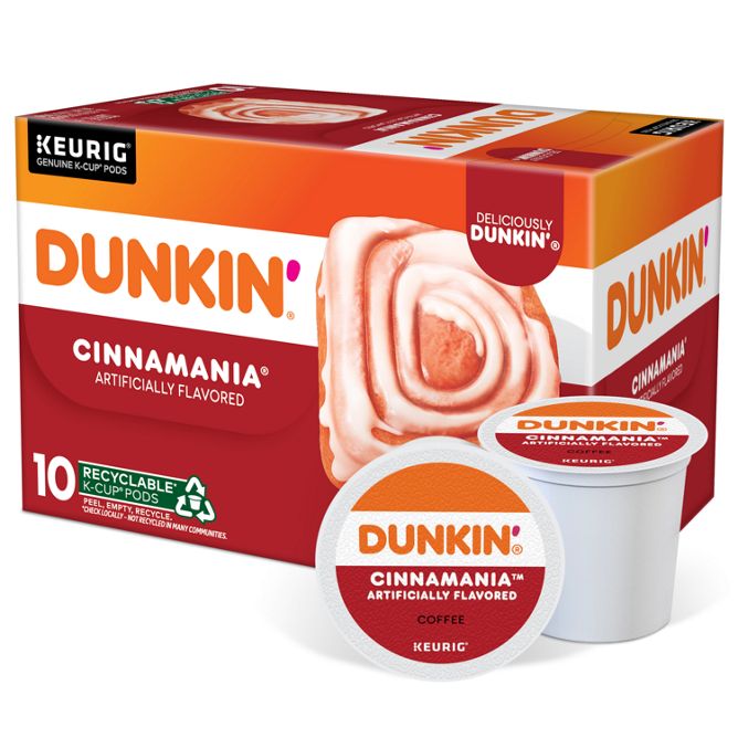 Dunkin Coffee Cinnamania K-Cup Pods