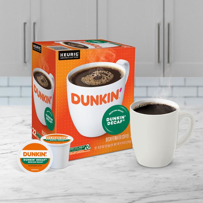 Dunkin Coffee Dunkin Decaf K-Cup Pods