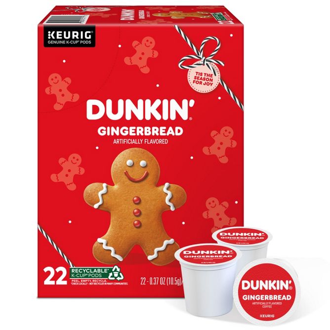 Dunkin Coffee Gingerbread K-Cup Pods