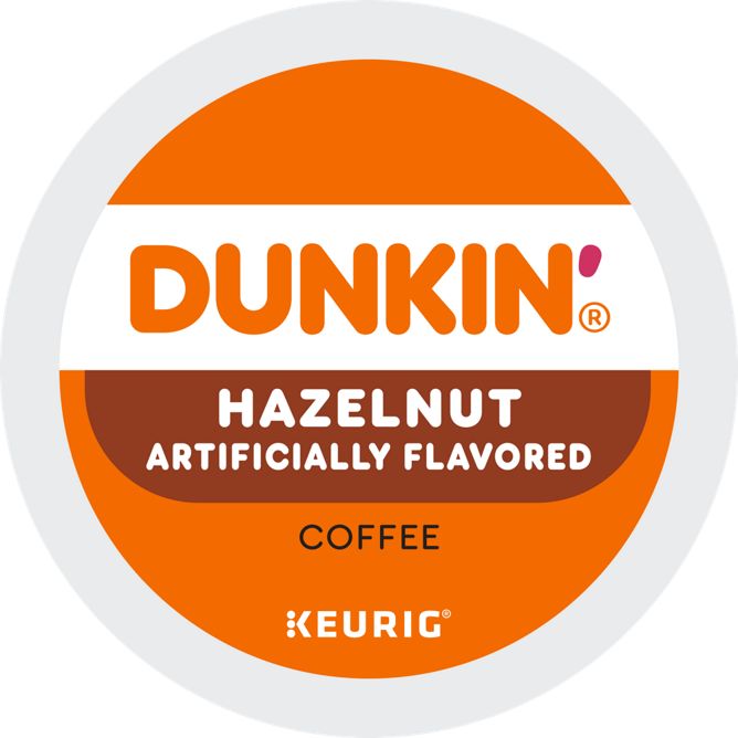 Dunkin Coffee Hazelnut Coffee K-Cup Pods