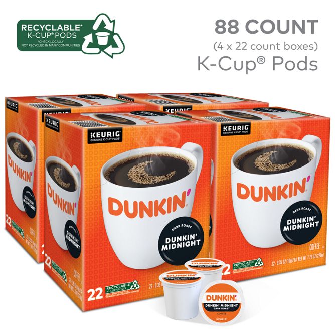 Dunkin Coffee Midnight Coffee K-Cup Pods