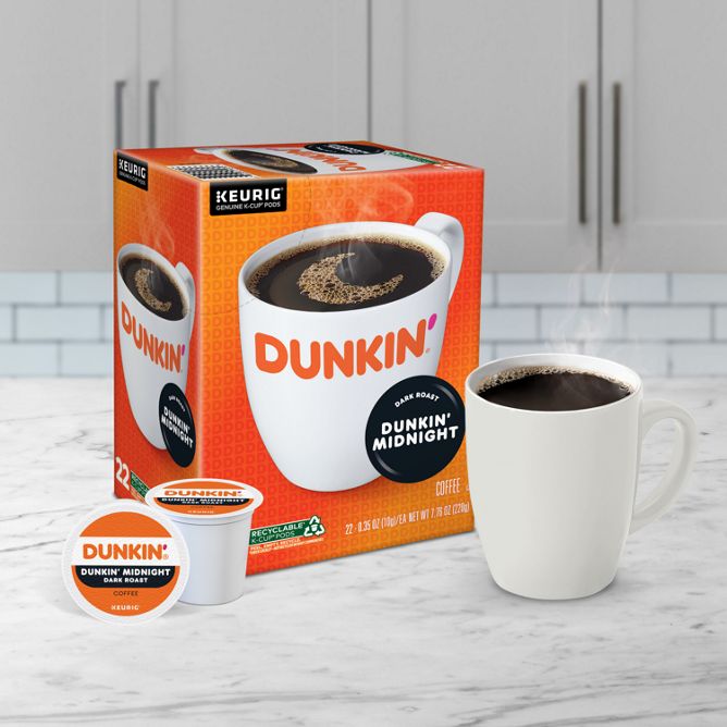 Dunkin Coffee Midnight Coffee K-Cup Pods