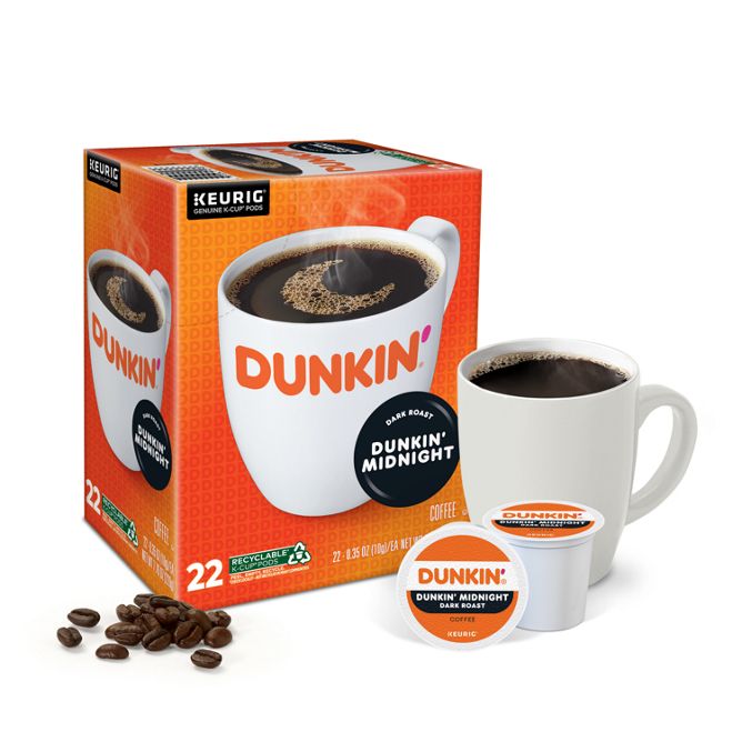 Dunkin Coffee Midnight Coffee K-Cup Pods