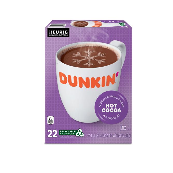 Dunkin Coffee Milk Chocolate Hot Cocoa K-Cup Pods