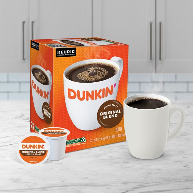 Dunkin Coffee Original Blend K-Cup Pods